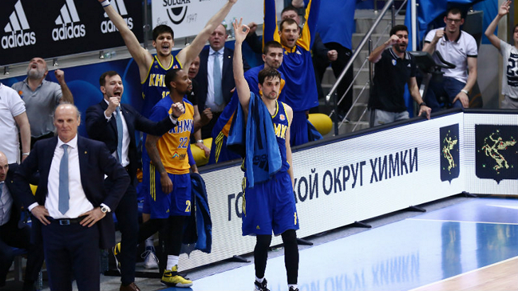 Баскетболисты «Химок»