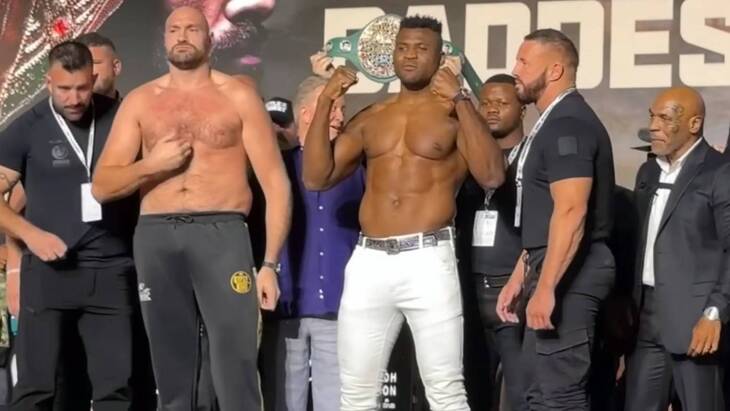 Тайсон Фьюри и Фрэнсис Нганну