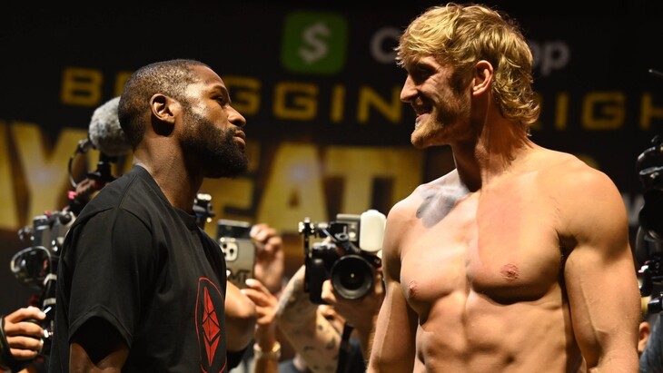 Флойд Мейвезер и Логан Пол