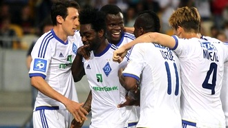 Радость футболистов «Динамо»