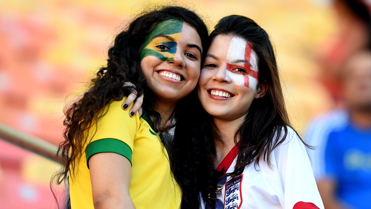 Болельщицы на ЧМ-2014