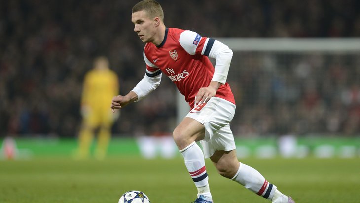 Лукас Подольски снова не проявил себя с лучшей стороны