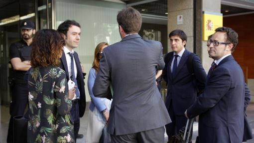 Представители «Эйбара» в Мадриде