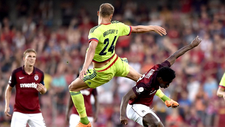 Василий Березуцкий в полете