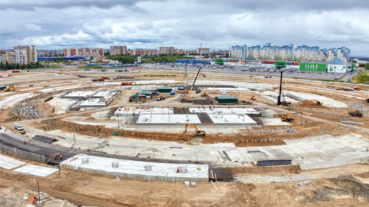 Строительство арены «Нижний Новгород»