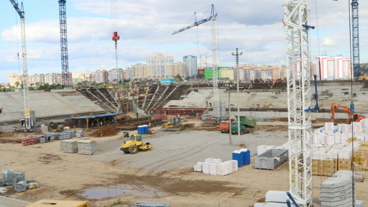 Стройка в Саранске