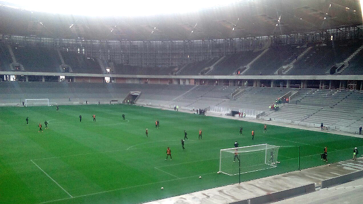 Арена «Краснодара» — уже можно играть.