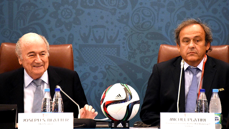 Зепп Блаттер и Мишель Платини