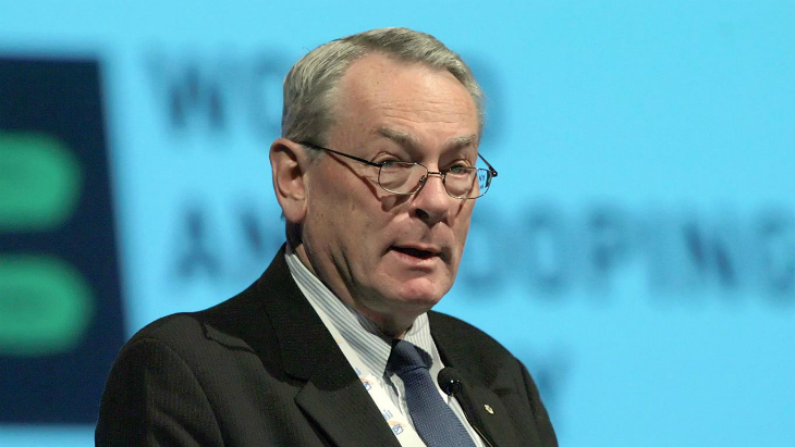 Глава независимой комиссии Всемирного антидопингового агентства (WADA) Ричард Паунд