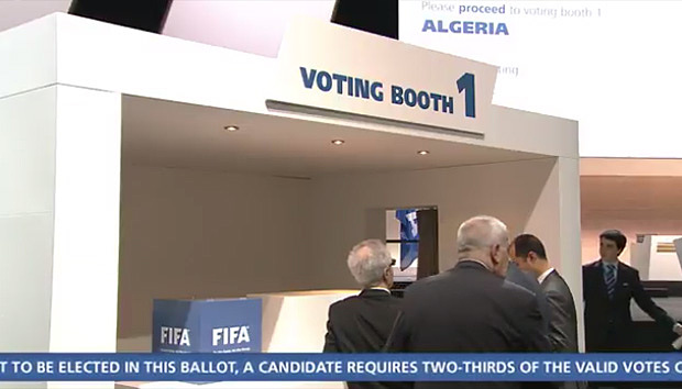 Очередь во время голосования