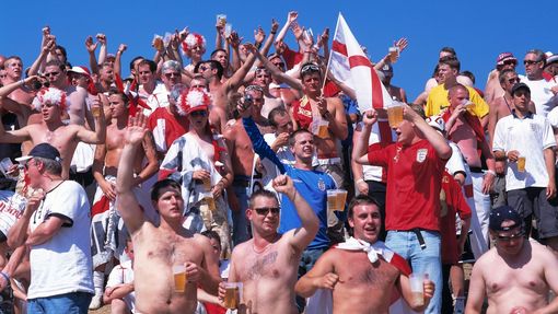 Болельщики сборной Англии