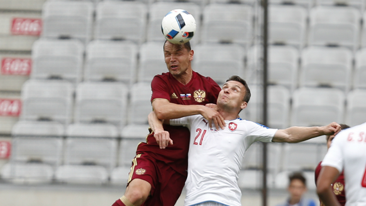 В матче с Чехией сборная России не блистала