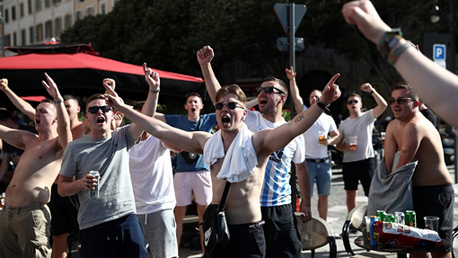 Фанаты сборной Англии