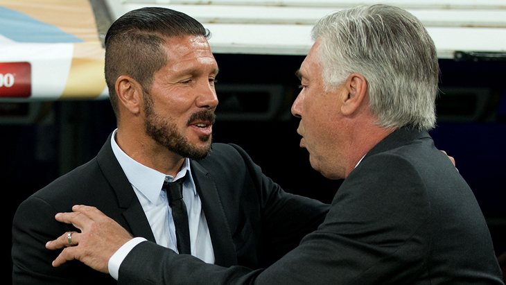 Диего Симеоне и Карло Анчелотти