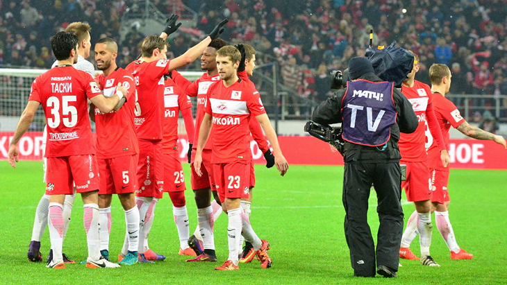 Радость футболистов «Спартака»