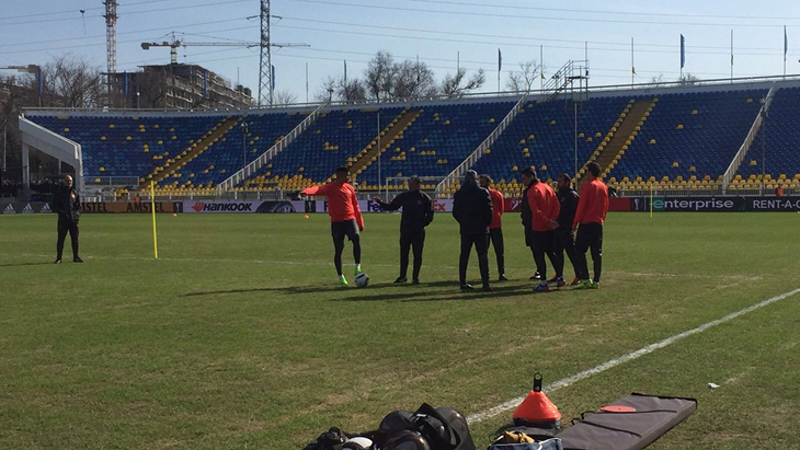 Тренировка «Манчестер Юнайтед»