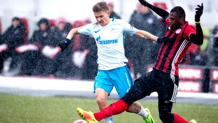 «Зенит» проиграл «Амкару» в Перми со счетом 0:1