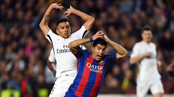 Луис Суарес слишком часто падал в чужой штрафной