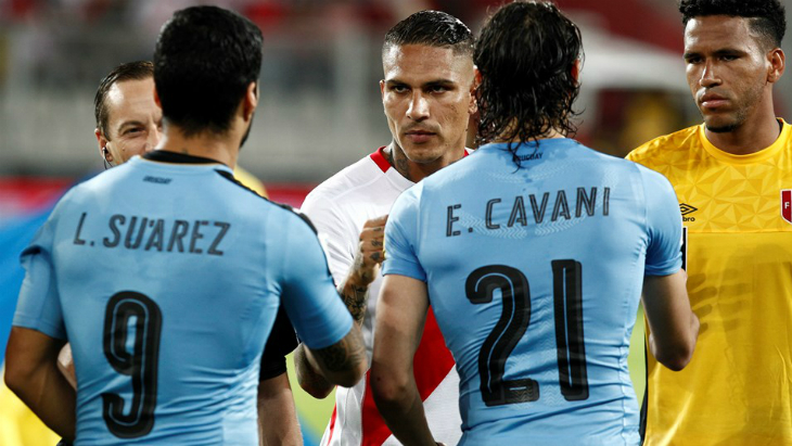 Суарес и Кавани не помогли Уругваю в матче с Перу