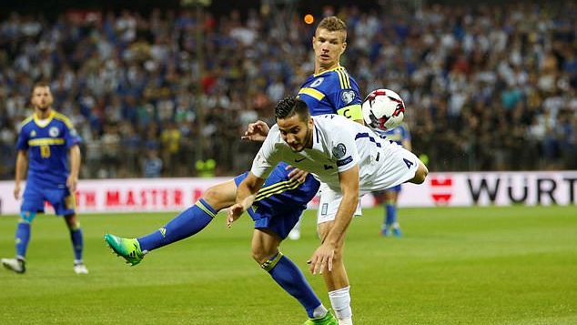 Костас Манолас и Эдин Джеко