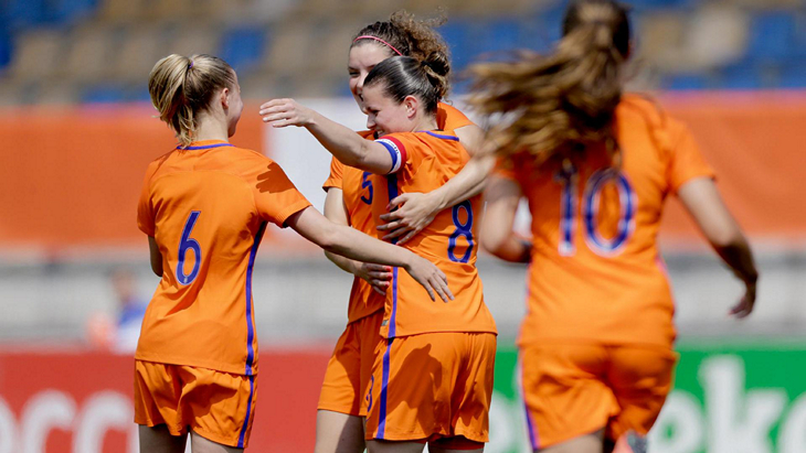 Футболистки сборной Нидерландов