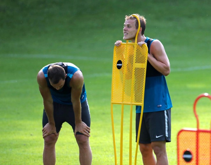 Артем Дзюба и Александр Кокорин