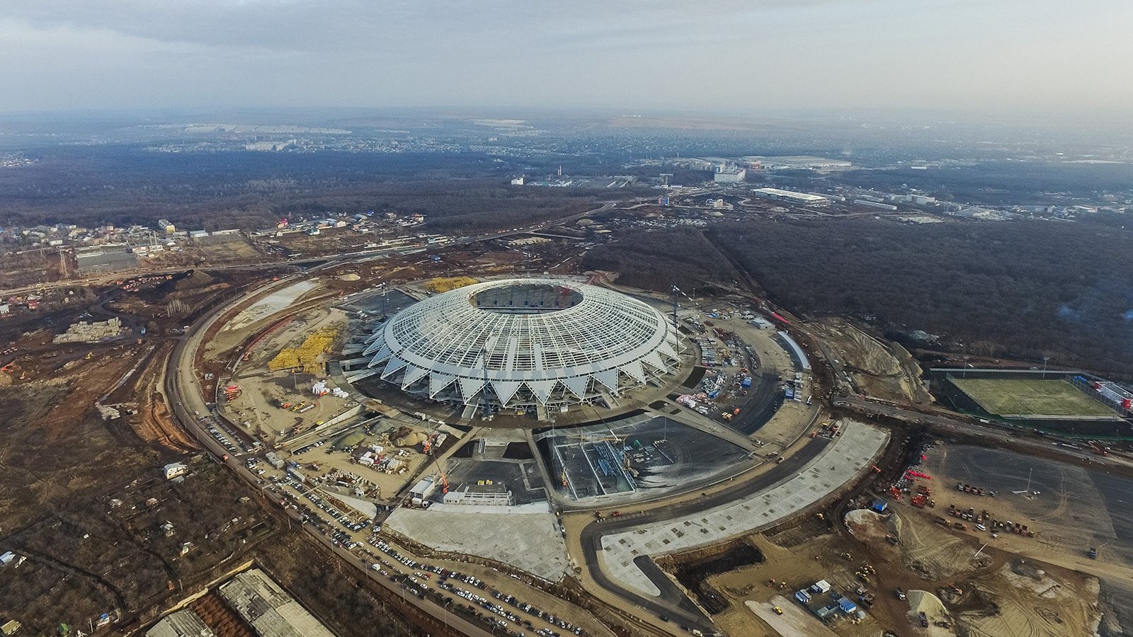 Возле «Самара Арены» будет разбит английский парк с велодорожками