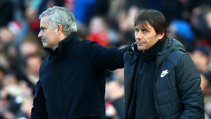 Жозе Моуринью и Антонио Конте