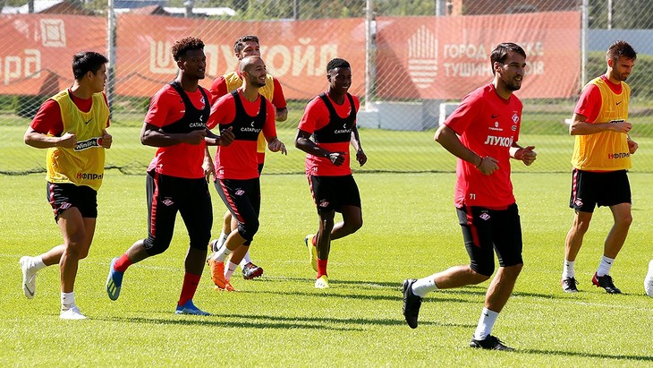 Тренировка «Спартака»