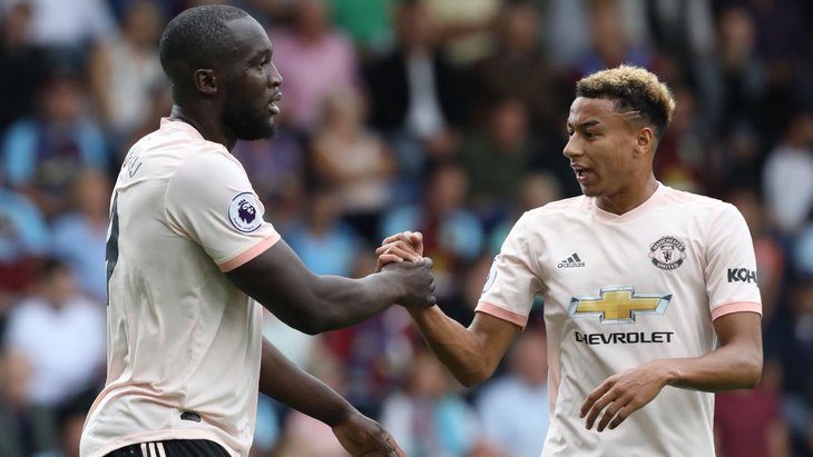 Ромелу Лукаку и Джесси Лингард