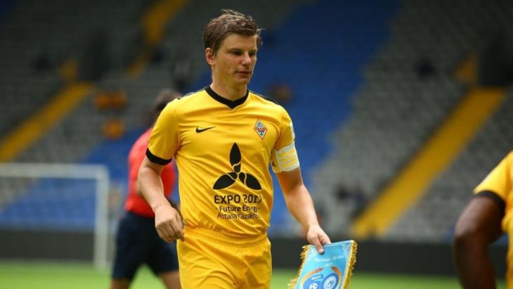 Аршавин выступает за «Кайрат»