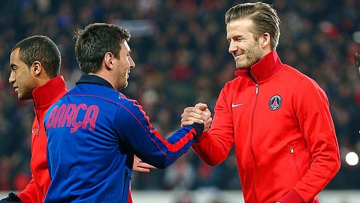 Дэвид Бекхэм и Лионель Месси