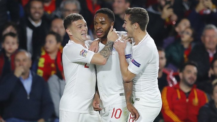 Игроки сборной Англии