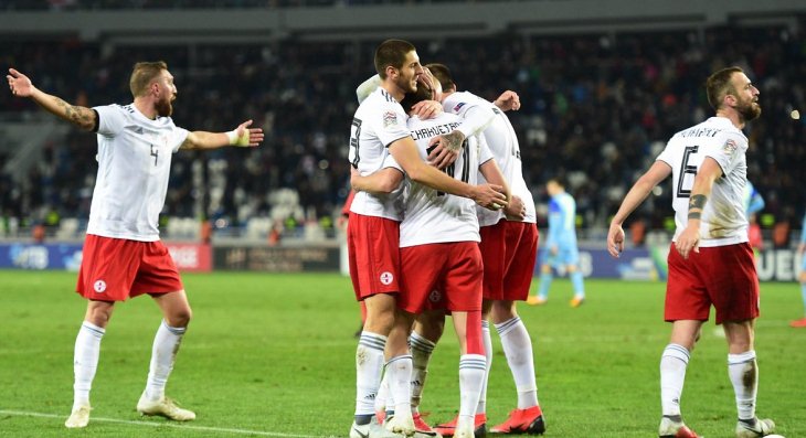 Игроки сборной Грузии