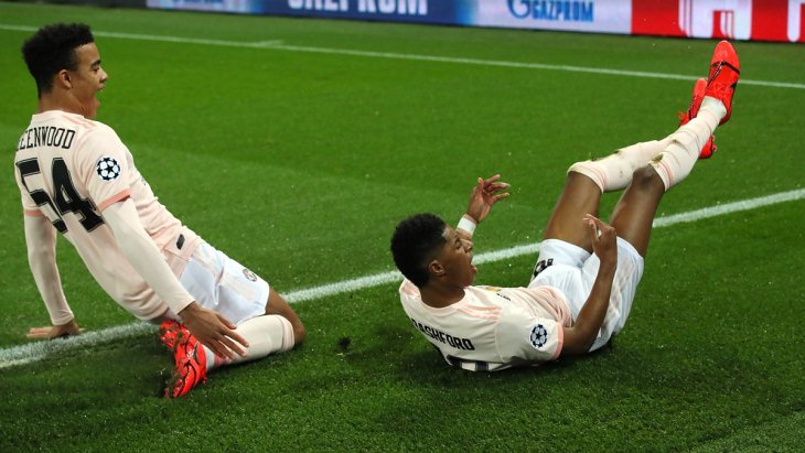 Мэйсон Гринвуд и Маркус Рэшфорд