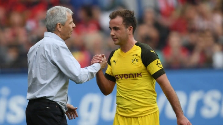 Люсьен Фавр и Марио Гетце