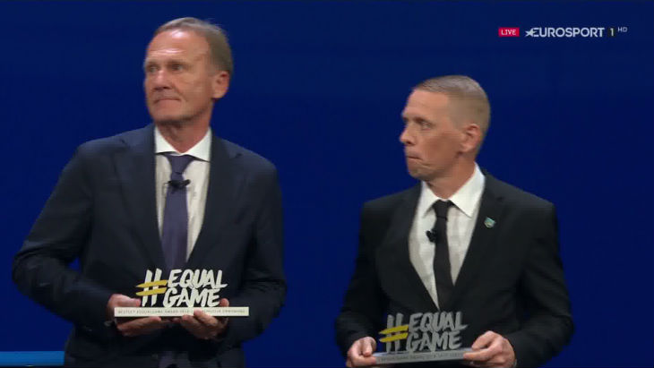 Гендиректор «Боруссии Ханс-Йоахим Ватцке и Скотт Канлифф