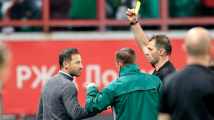 Тедеско успел получить карточку