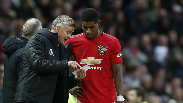 Уле Гуннар Сульшер и Маркус Рэшфорд