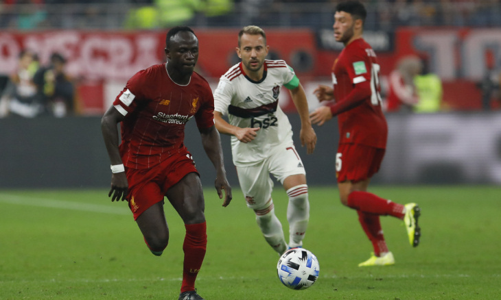 Садио Мане в матче против «Фламенго»