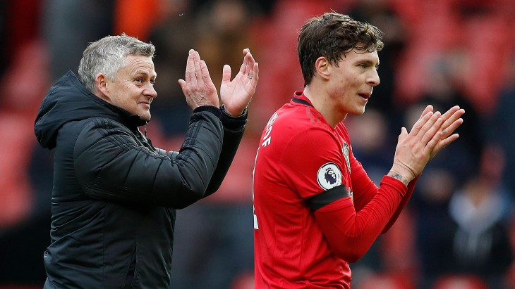 Уле-Гуннар Сульшер и Виктор Линделеф