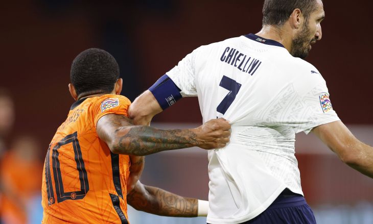 Мемфис Депай и Джорджо Кьеллини