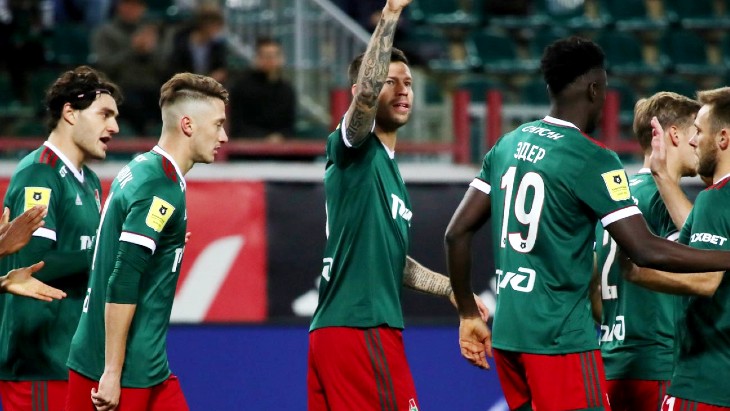 Футболисты «Локомотива»