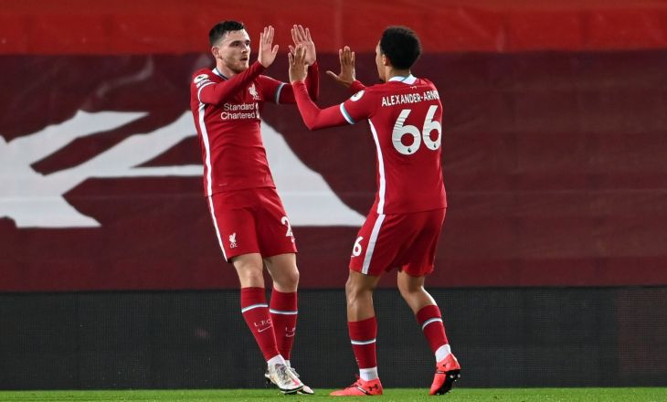 Трент Александер-Арнольд и Энди Робертсон