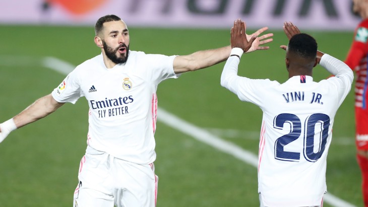 Карим Бензема и Винисиус Жуниор