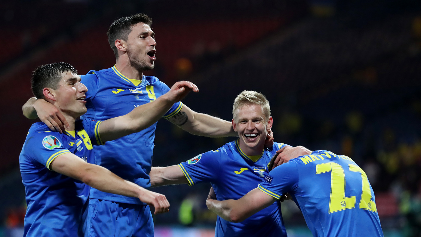 Сборная Украины впервые сыграет в четвертьфинале Евро