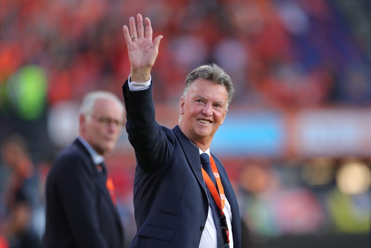 Главный тренер сборной Нидерландов Луи ван Гал