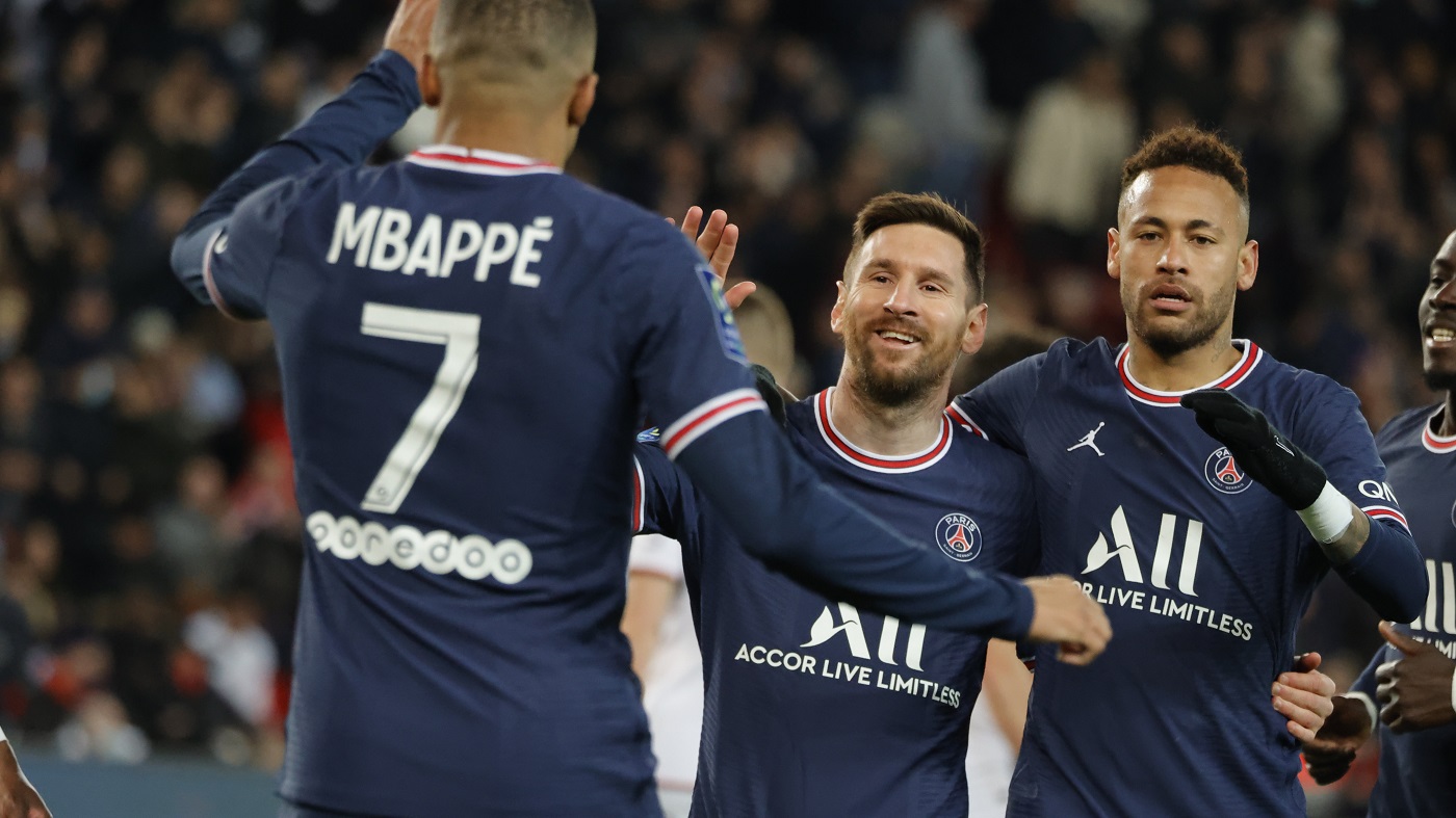 Неймар, Месси и Мбаппе