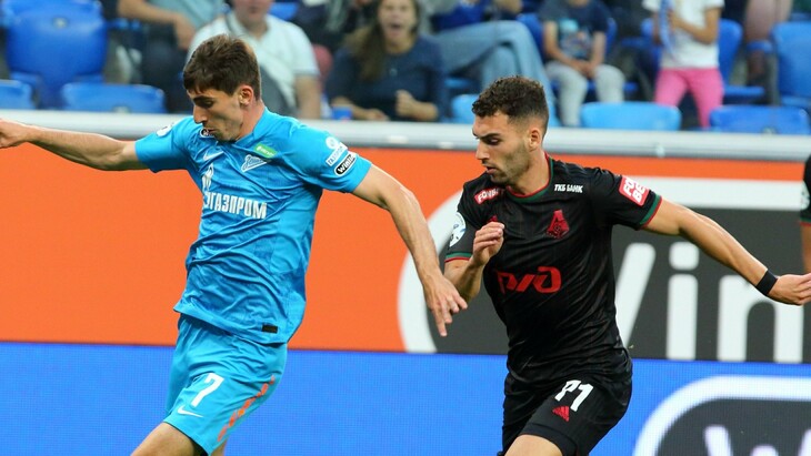 Фрагмент матча «Зенит» — «Локомотив»