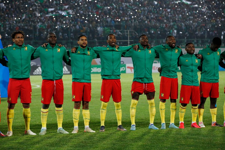 Сборная Камеруна перед решающим матчем плей-офф с Алжиром